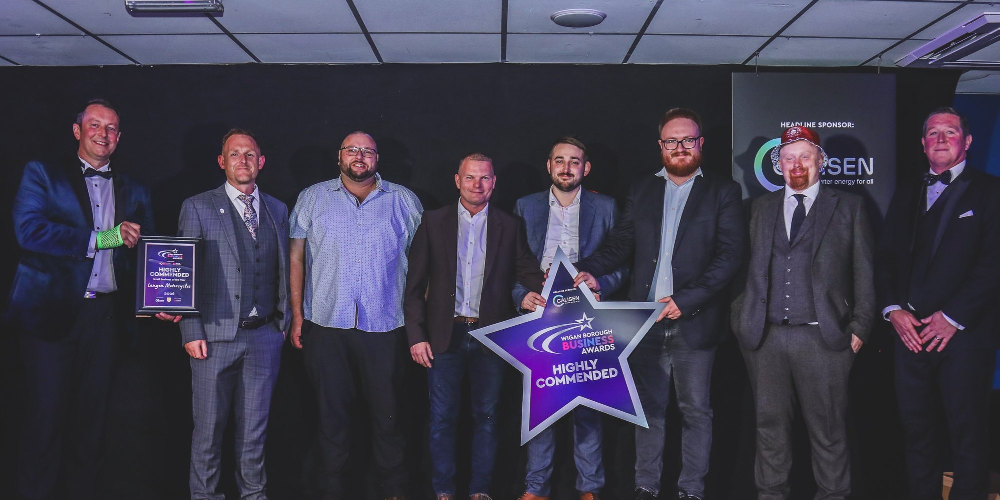The Langen team at the Wigan Borough Business Awards