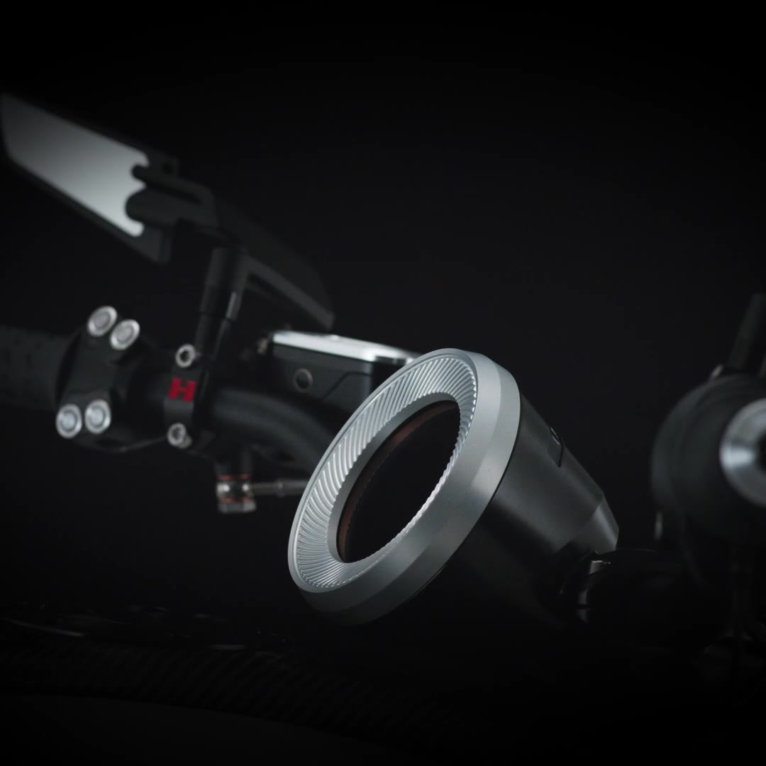 Langen Lightspeed halo headlamp in the dark