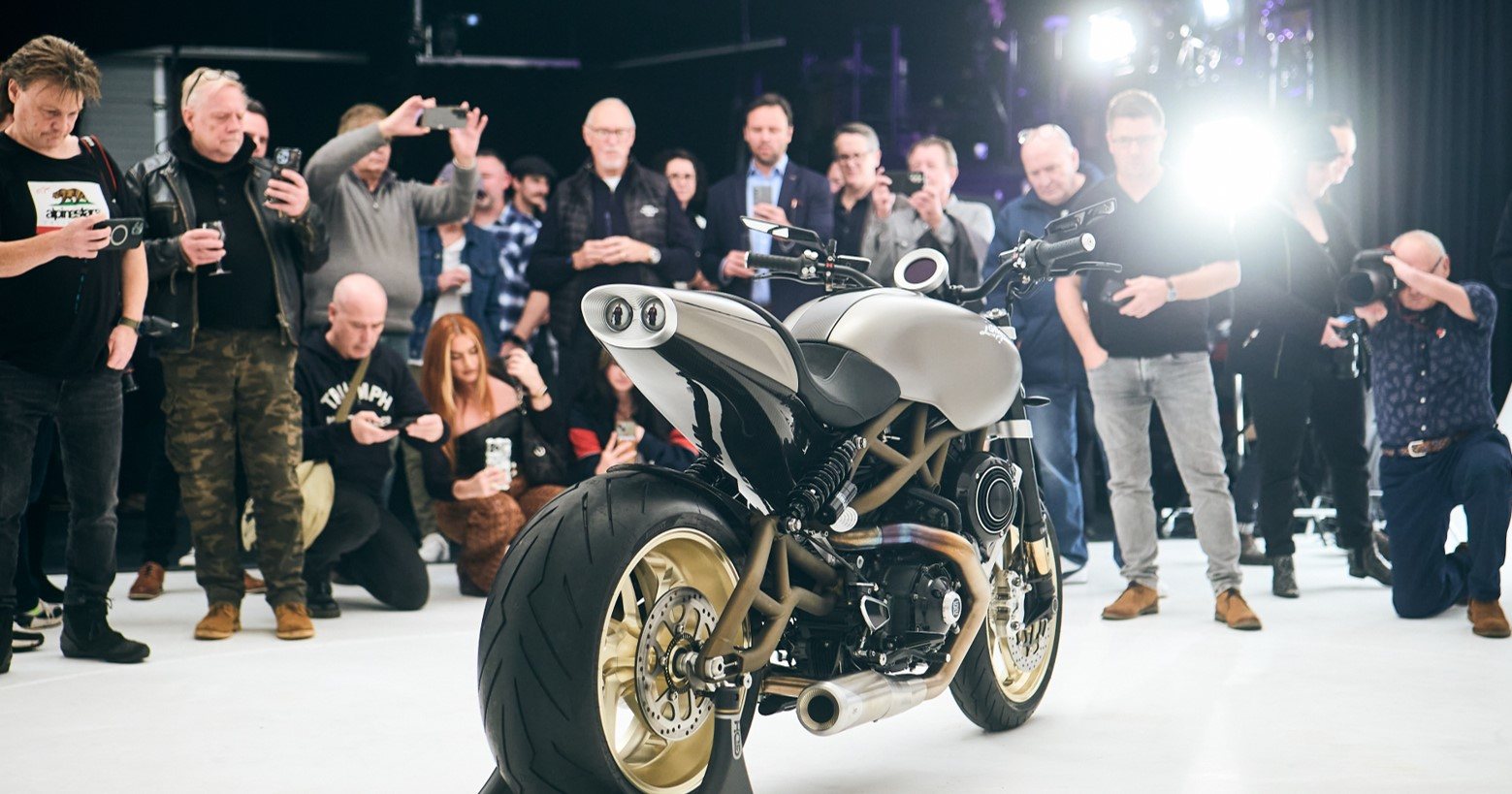 Lightspeed on display at Motorcycle Live