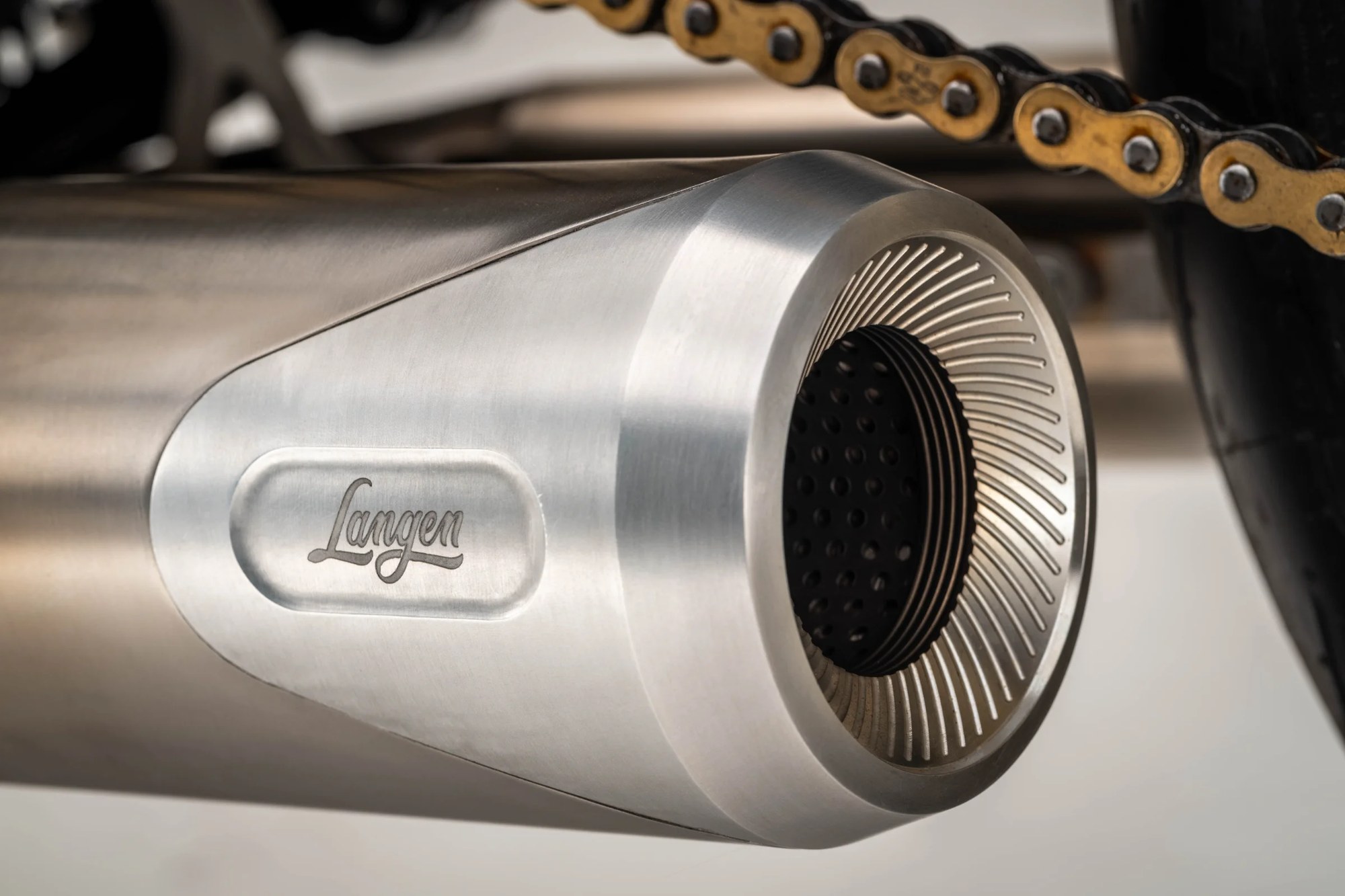 Lightspeed exhaust end cap