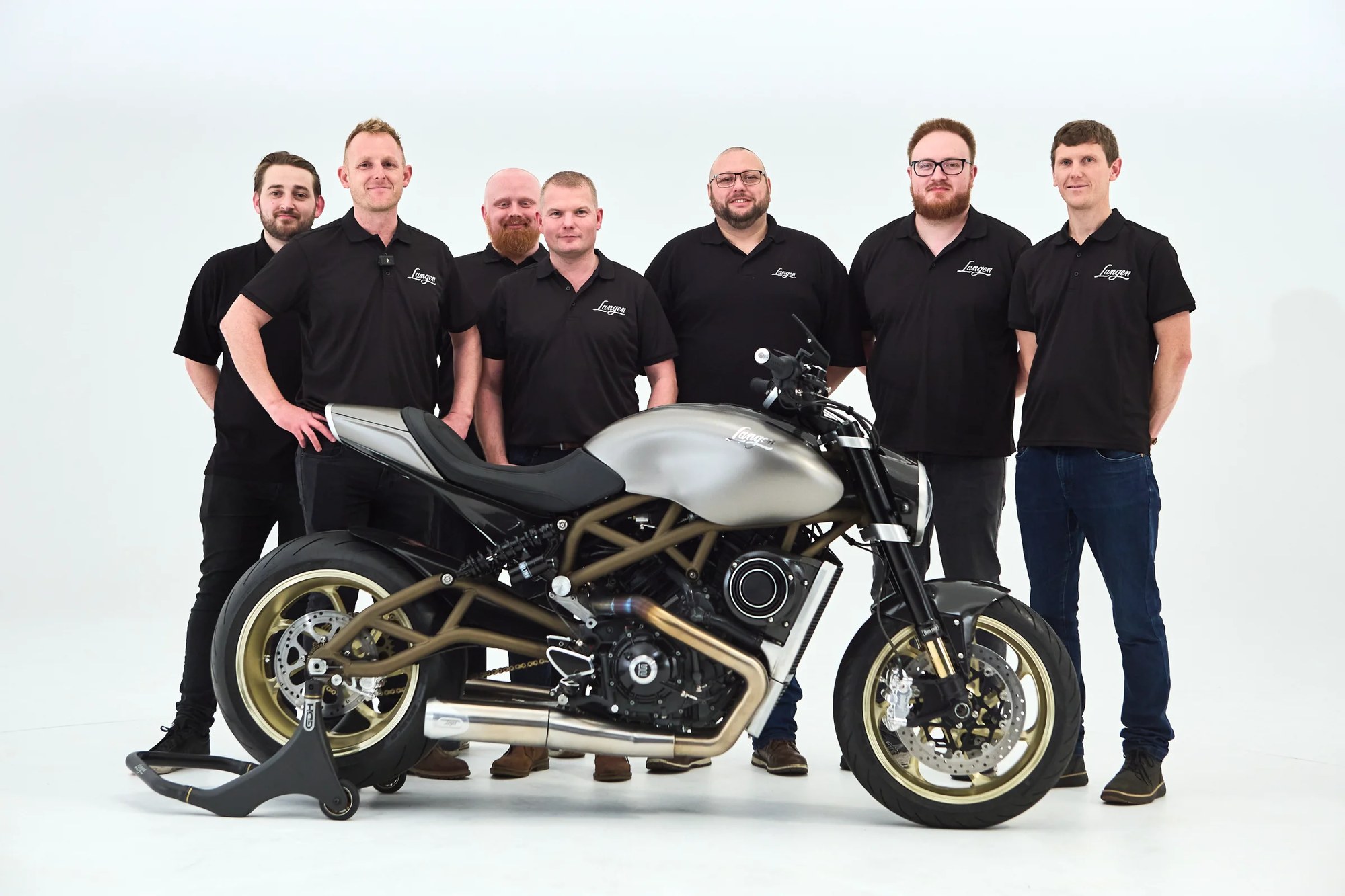 The Langen team with the first Lightspeed