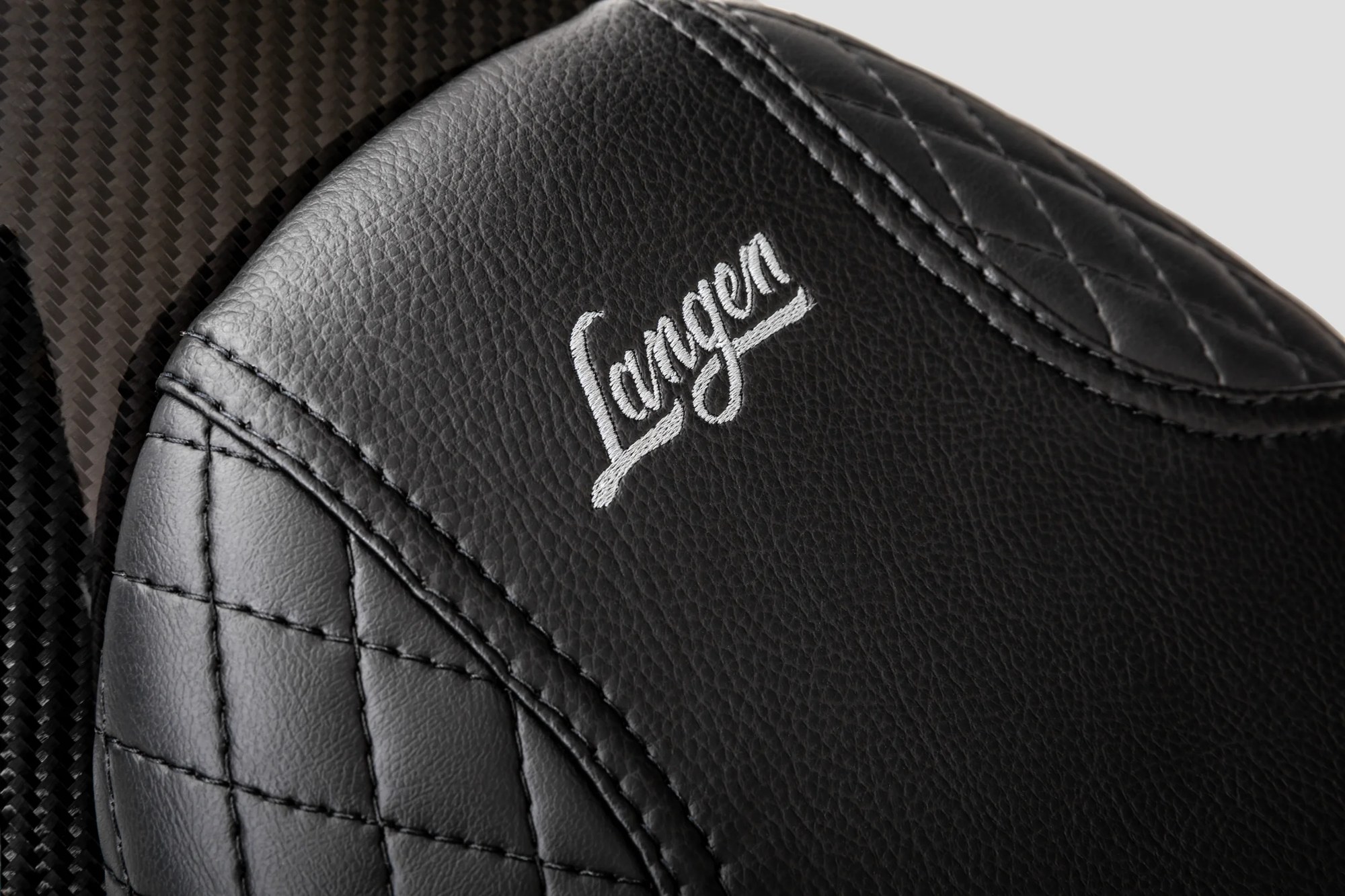 Two Stroke leather seat with Langen stitching
