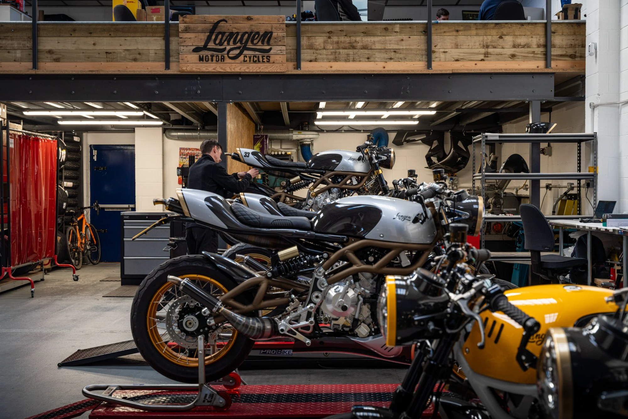 Inside the Langen workshop in Wigan